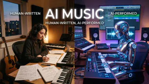 Human-Written, AI-Performed: You Be the Judge